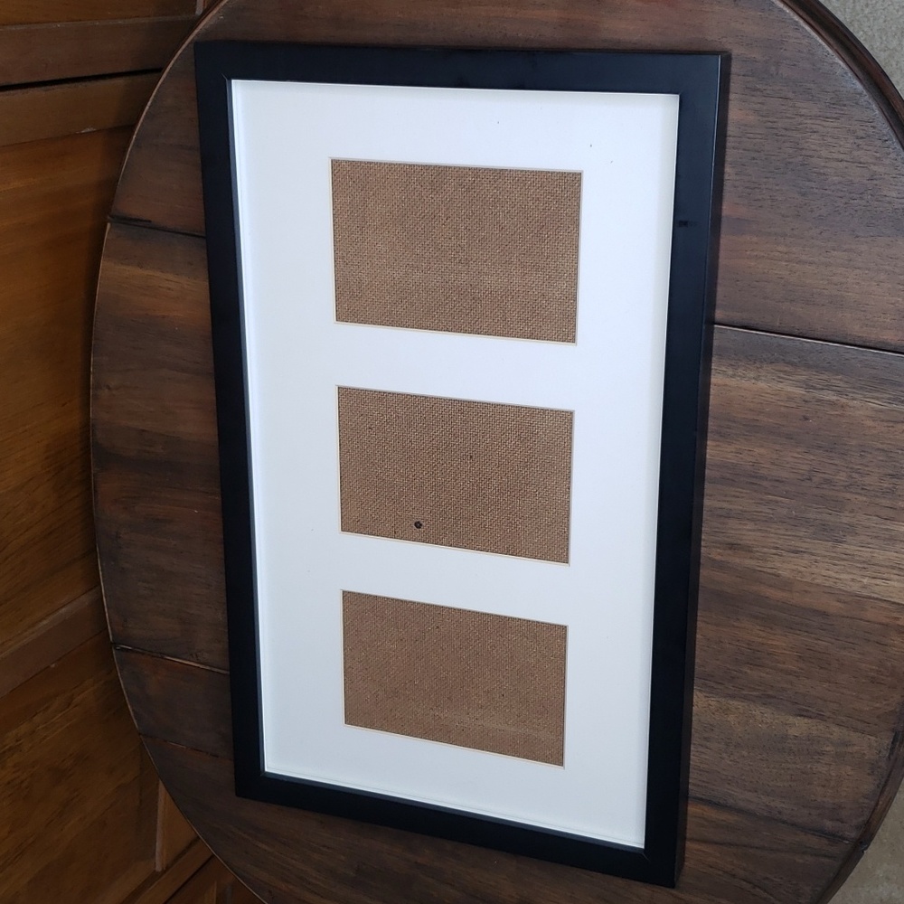 Pottery Barn 3 Opening Wood Gallery Frame 4x6